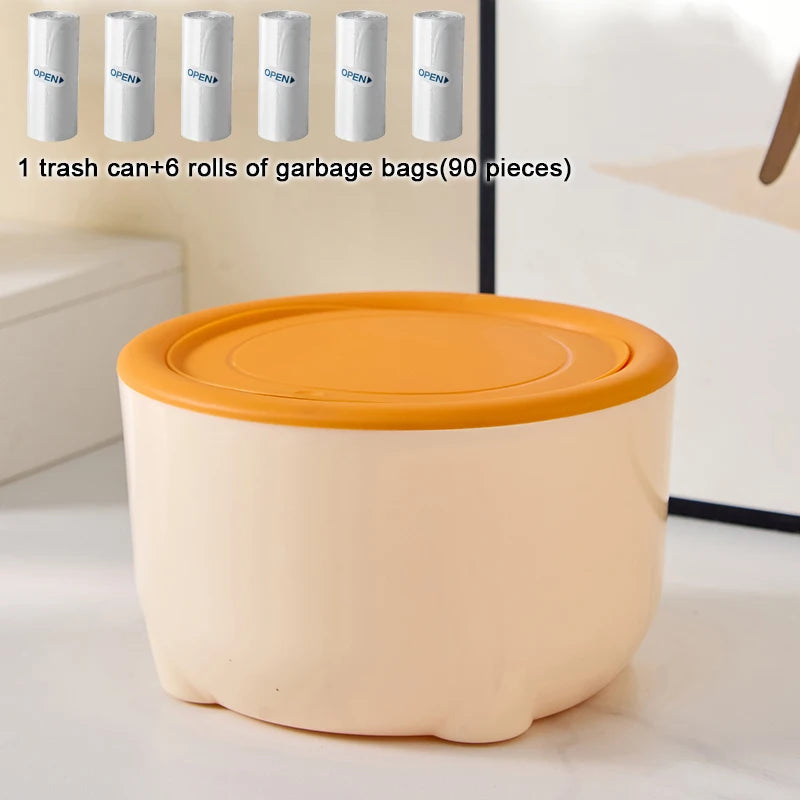 Mini Trash Bin – Portable Desk & Car Garbage Can for Pet Waste