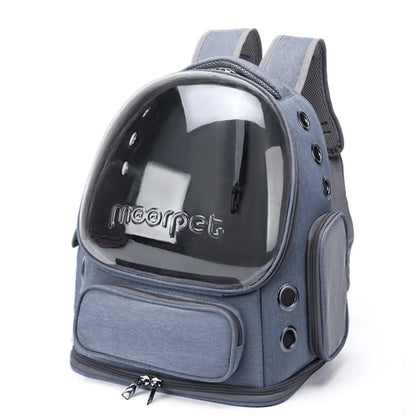 Transparent Pet Carrier Backpack – Travel Bag for Cats & Small Dogs