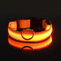 LED Nylon Dog Collar – Glow in the Dark Safety Collar