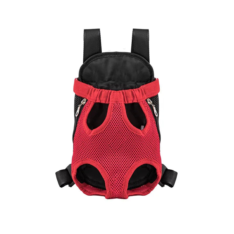 Portable Mesh Pet Carrier Backpack – Double-Shoulder Travel Bag