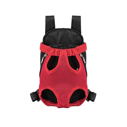 Portable Mesh Pet Carrier Backpack – Double-Shoulder Travel Bag