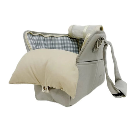 Portable Cotton Dog Carrier Sling – Handbag for Small & Medium Dogs