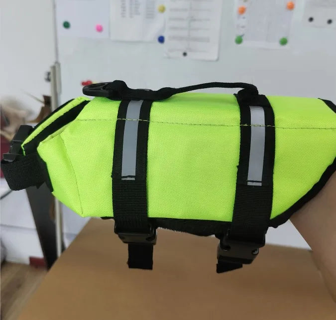 Reflective Dog Life Jacket – Adjustable Safety Swim Vest for Large Dogs