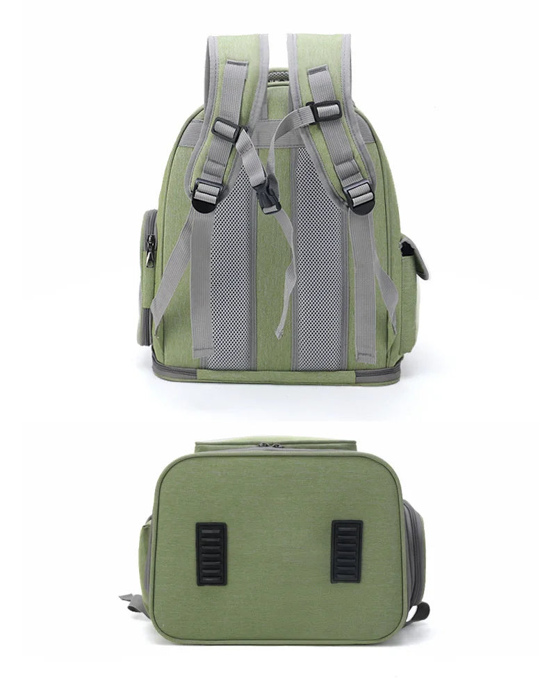 Transparent Pet Carrier Backpack – Travel Bag for Cats & Small Dogs