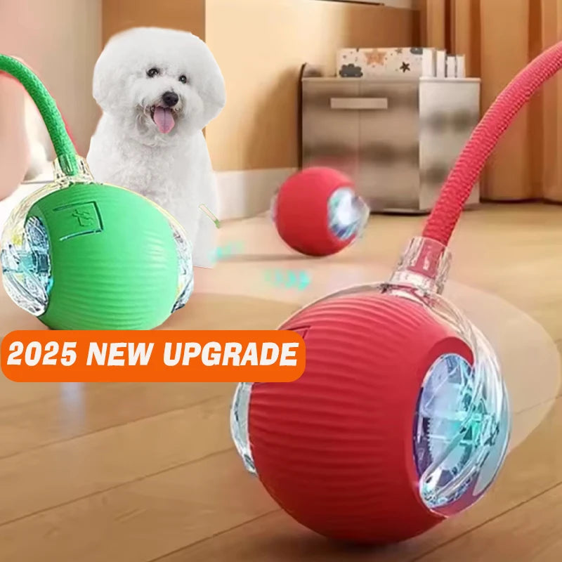 Automatic Rolling Dog Ball – Interactive Smart Toy for Puppies