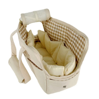 Portable Cotton Dog Carrier Sling – Handbag for Small & Medium Dogs