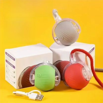 Automatic Rolling Dog Ball – Interactive Smart Toy for Puppies