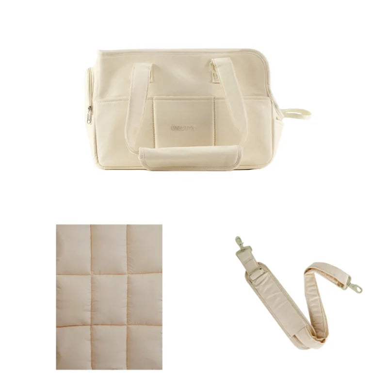 Portable Cotton Dog Carrier Sling – Handbag for Small & Medium Dogs