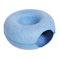 Donut Cat Bed & Tunnel – Interactive Felt House for Cats & Kittens