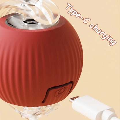Automatic Rolling Cat & Dog Ball – Rechargeable Smart Interactive Toy