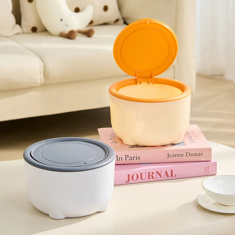 Mini Trash Bin – Portable Desk & Car Garbage Can for Pet Waste