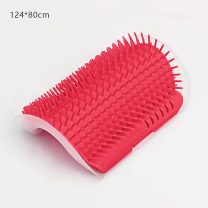 Cat Massage & Hair Removal Wall Brush – Self-Cleaning Pet Grooming Tool