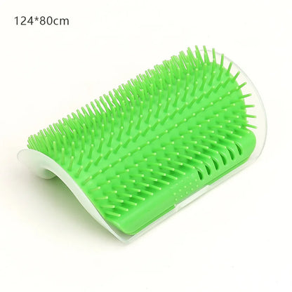 Cat Massage & Hair Removal Wall Brush – Self-Cleaning Pet Grooming Tool