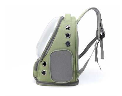 Transparent Pet Carrier Backpack – Travel Bag for Cats & Small Dogs