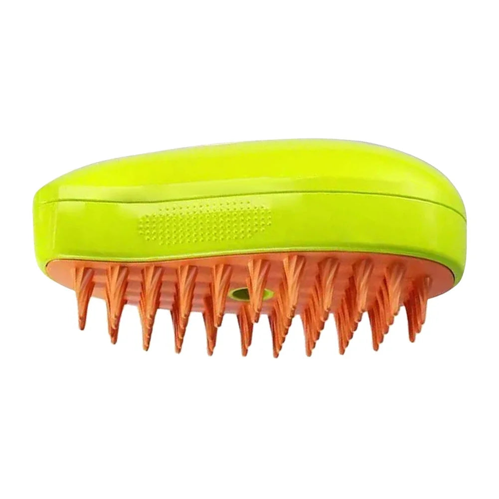 3-in-1 Steam Spray Pet Massage Brush – Hair Removal Comb for Cats & Dogs