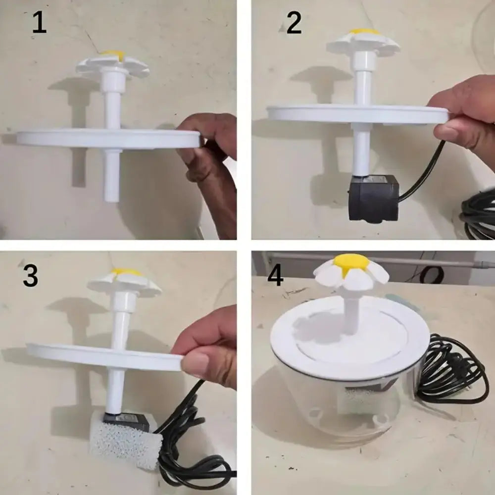 Automatic Cat Water Fountain – USB Electric Filtered Pet Drinker Bowl 1200mL