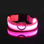 LED Nylon Dog Collar – Glow in the Dark Safety Collar