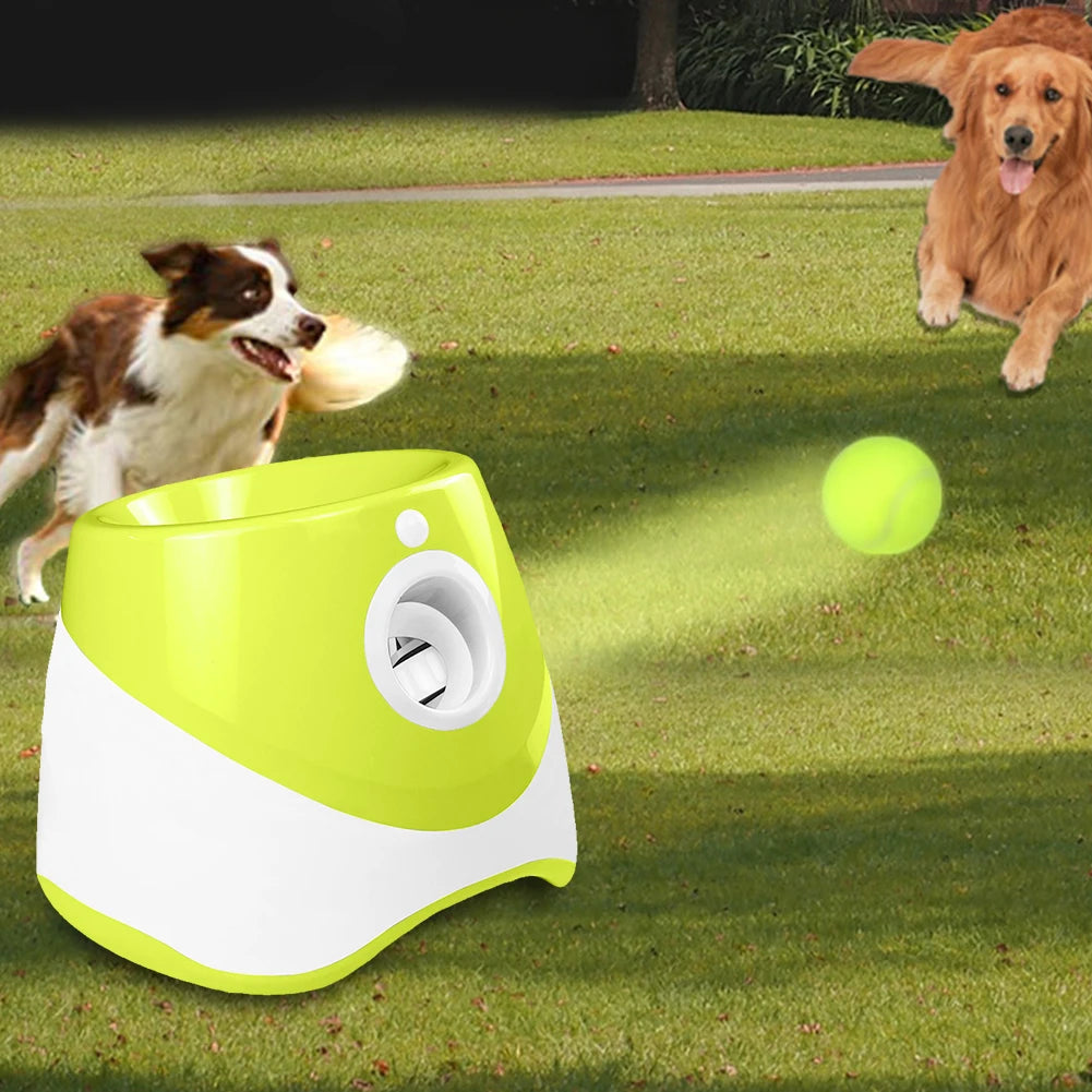 Automatic Dog Tennis Ball Launcher – Interactive Pet Toy