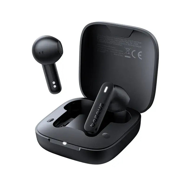 Baseus Bowie E16 Wireless Earphones – Bluetooth 5.3, 30H Battery, IPX4 Waterproof in charging case.