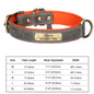 Personalized PU Leather Dog Collar with Free Engraved ID Tag