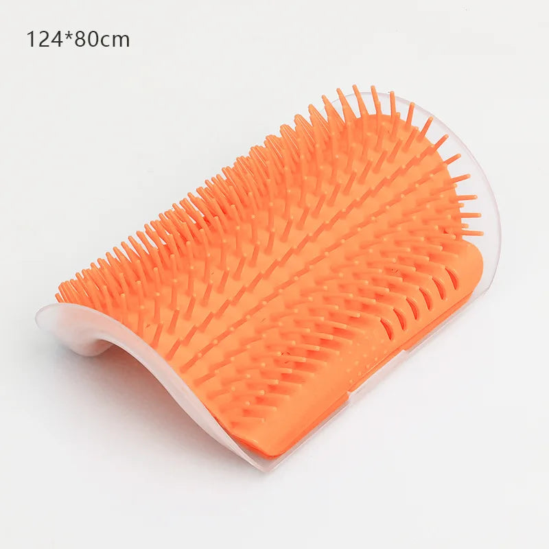 Cat Massage & Hair Removal Wall Brush – Self-Cleaning Pet Grooming Tool