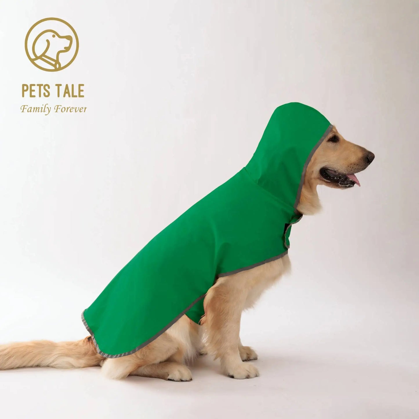 Double-Layer Yellow Dog Raincoat – Two-Way Wear