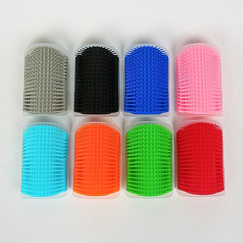 Cat Massage & Hair Removal Wall Brush – Self-Cleaning Pet Grooming Tool