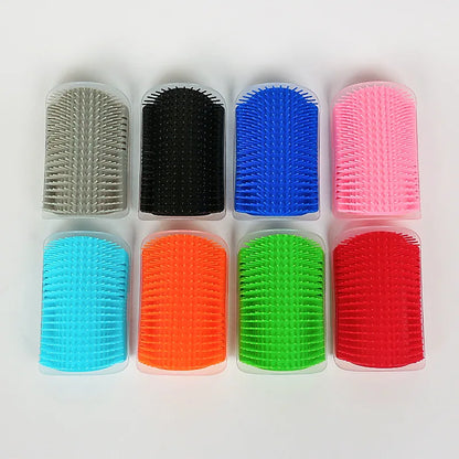 Cat Massage & Hair Removal Wall Brush – Self-Cleaning Pet Grooming Tool