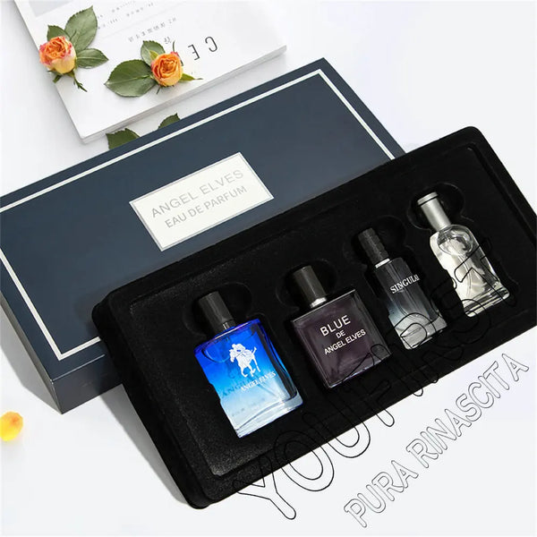 120ml Men’s Perfume Set – Pheromone Cologne for Charming Dates (4PCS)