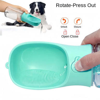 Portable Pet Water & Food Bottle – Travel Dog & Cat Dispenser