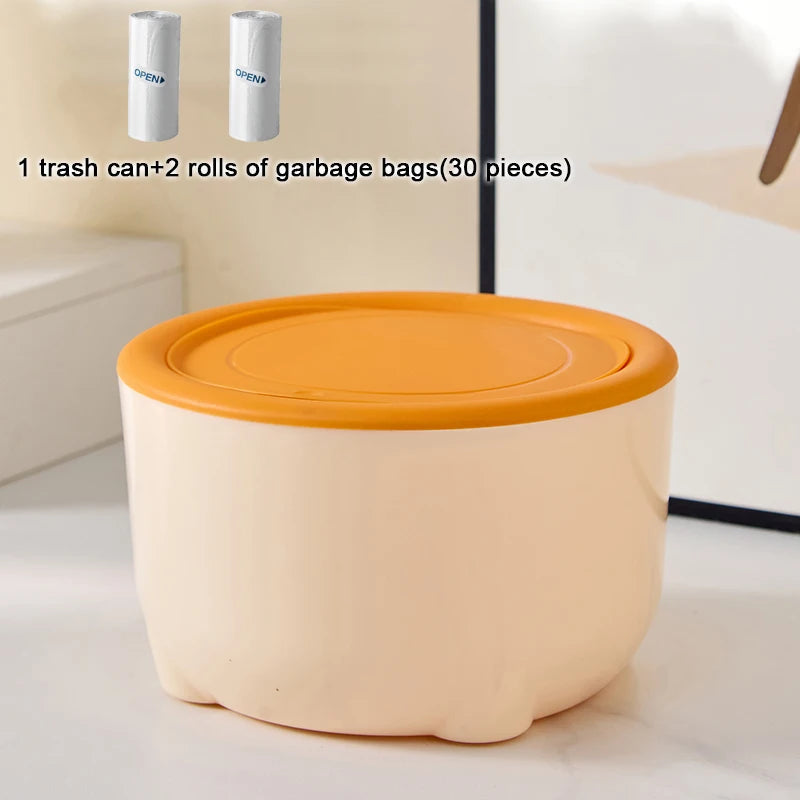Mini Trash Bin – Portable Desk & Car Garbage Can for Pet Waste