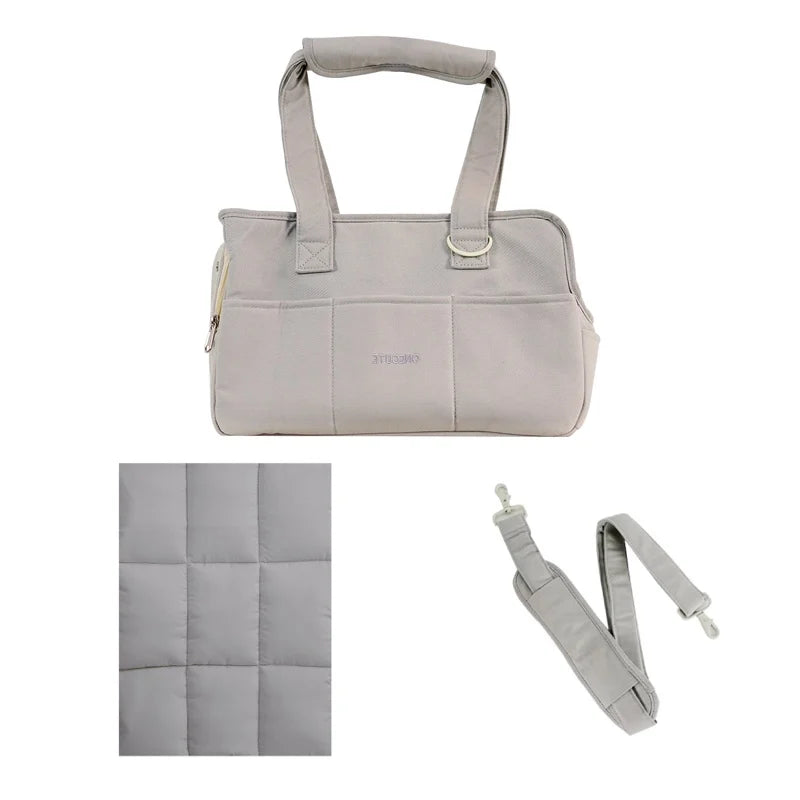 Portable Cotton Dog Carrier Sling – Handbag for Small & Medium Dogs