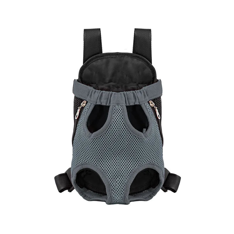 Portable Mesh Pet Carrier Backpack – Double-Shoulder Travel Bag
