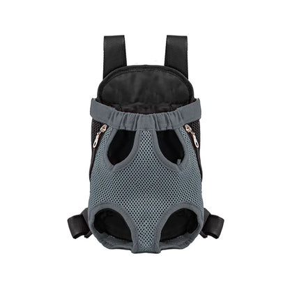 Portable Mesh Pet Carrier Backpack – Double-Shoulder Travel Bag