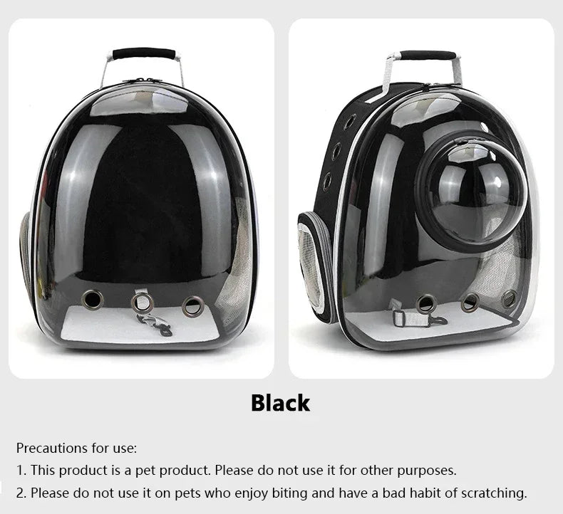 Premium Transparent Space Capsule Pet Backpack – Lightweight Travel Carrier