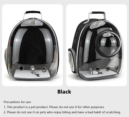 Premium Transparent Space Capsule Pet Backpack – Lightweight Travel Carrier