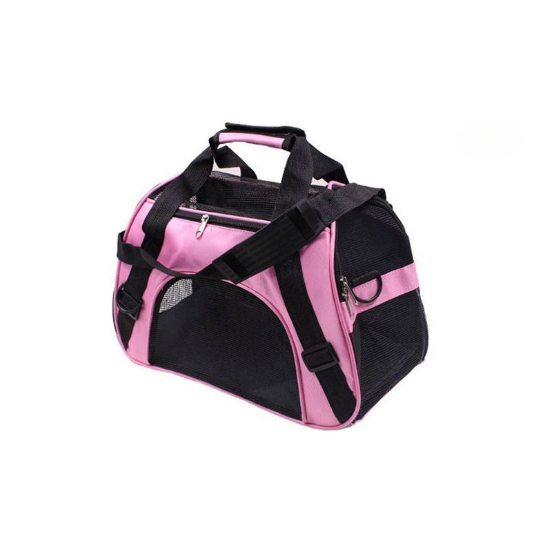 Portable Mesh Pet Carrier Bag – Travel & Outdoor Handbag for Small Dogs & Cats