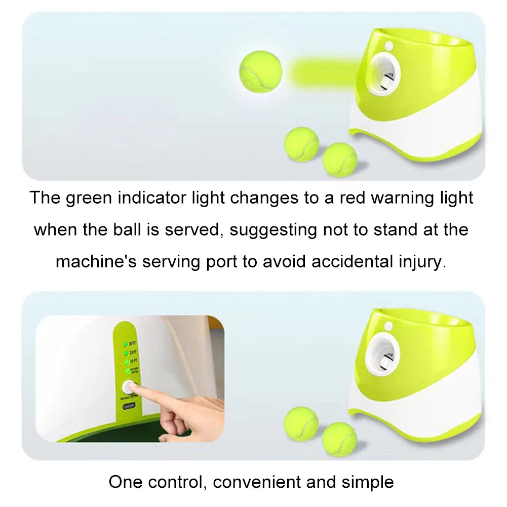 Automatic Dog Tennis Ball Launcher – Interactive Pet Toy