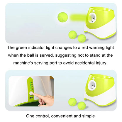 Automatic Dog Tennis Ball Launcher – Interactive Pet Toy