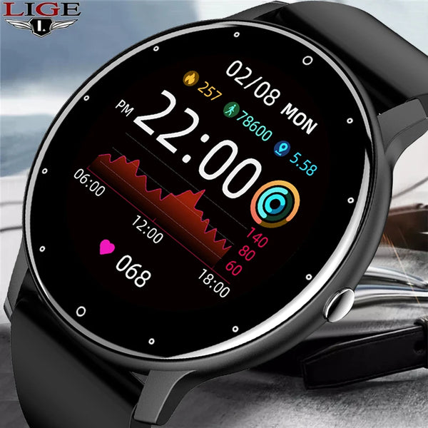 LIGE 2025 Smart Watch – Waterproof Fitness Tracker