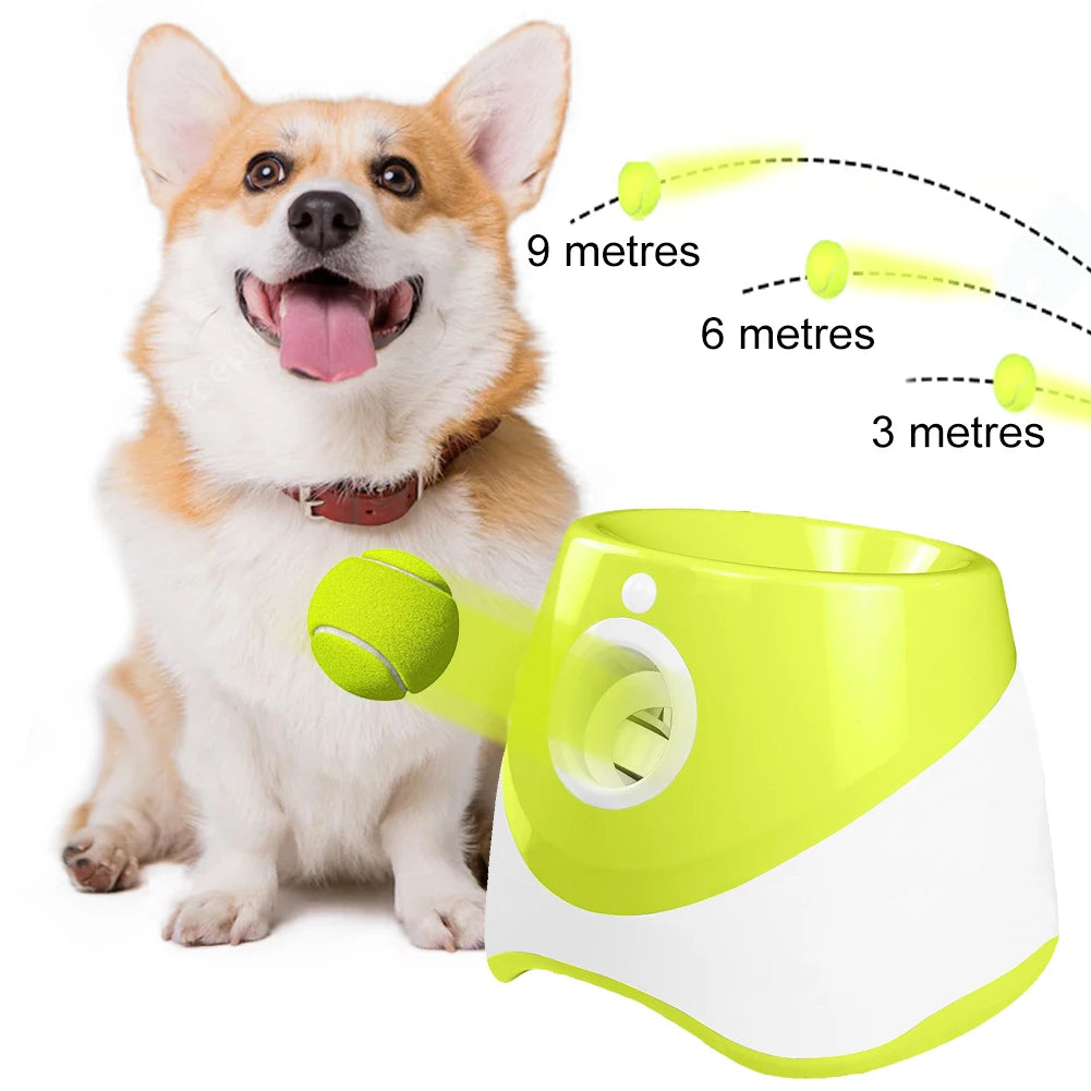 Automatic Dog Tennis Ball Launcher – Interactive Pet Toy