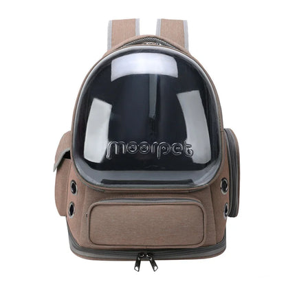 Transparent Pet Carrier Backpack – Travel Bag for Cats & Small Dogs