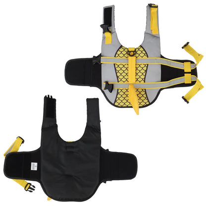 Shark-Style Dog Life Jacket – Summer Swim Vest for Pets