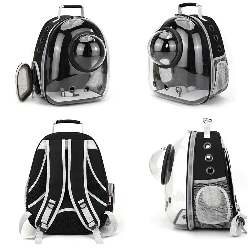 Premium Transparent Space Capsule Pet Backpack – Lightweight Travel Carrier