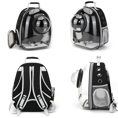 Premium Transparent Space Capsule Pet Backpack – Lightweight Travel Carrier