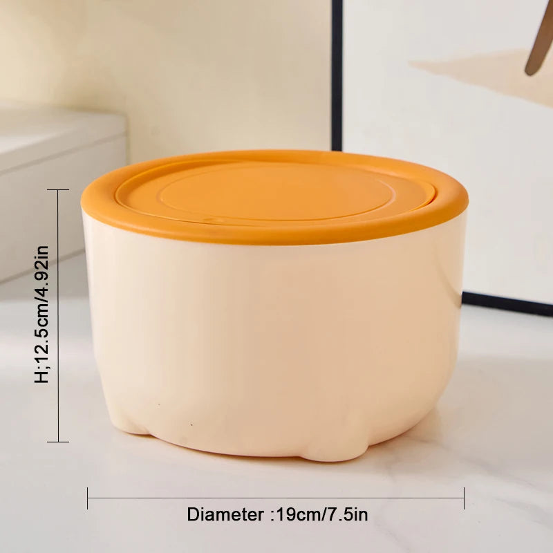 Mini Trash Bin – Portable Desk & Car Garbage Can for Pet Waste