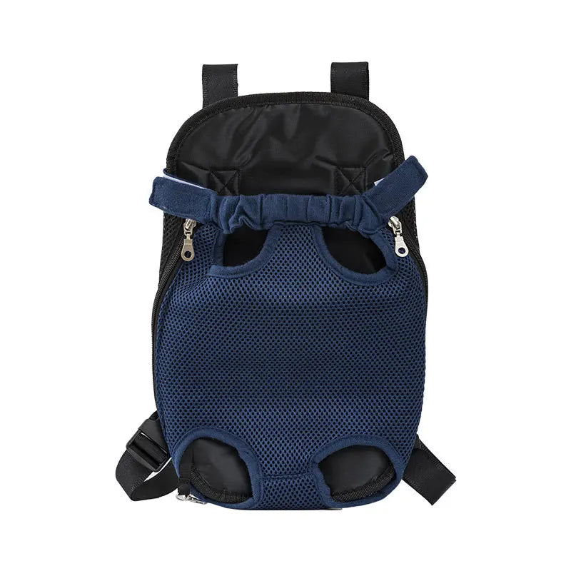 Portable Mesh Pet Carrier Backpack – Double-Shoulder Travel Bag