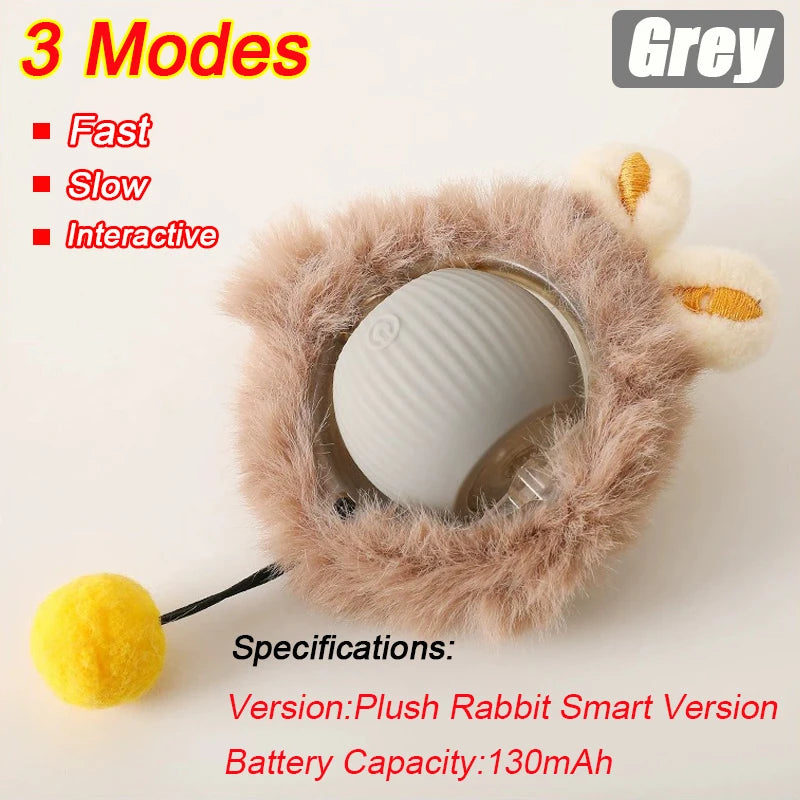 Automatic Rolling Cat & Dog Ball – Rechargeable Smart Interactive Toy