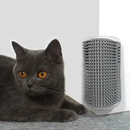 Cat Massage & Hair Removal Wall Brush – Self-Cleaning Pet Grooming Tool