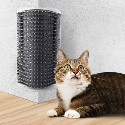 Cat Massage & Hair Removal Wall Brush – Self-Cleaning Pet Grooming Tool